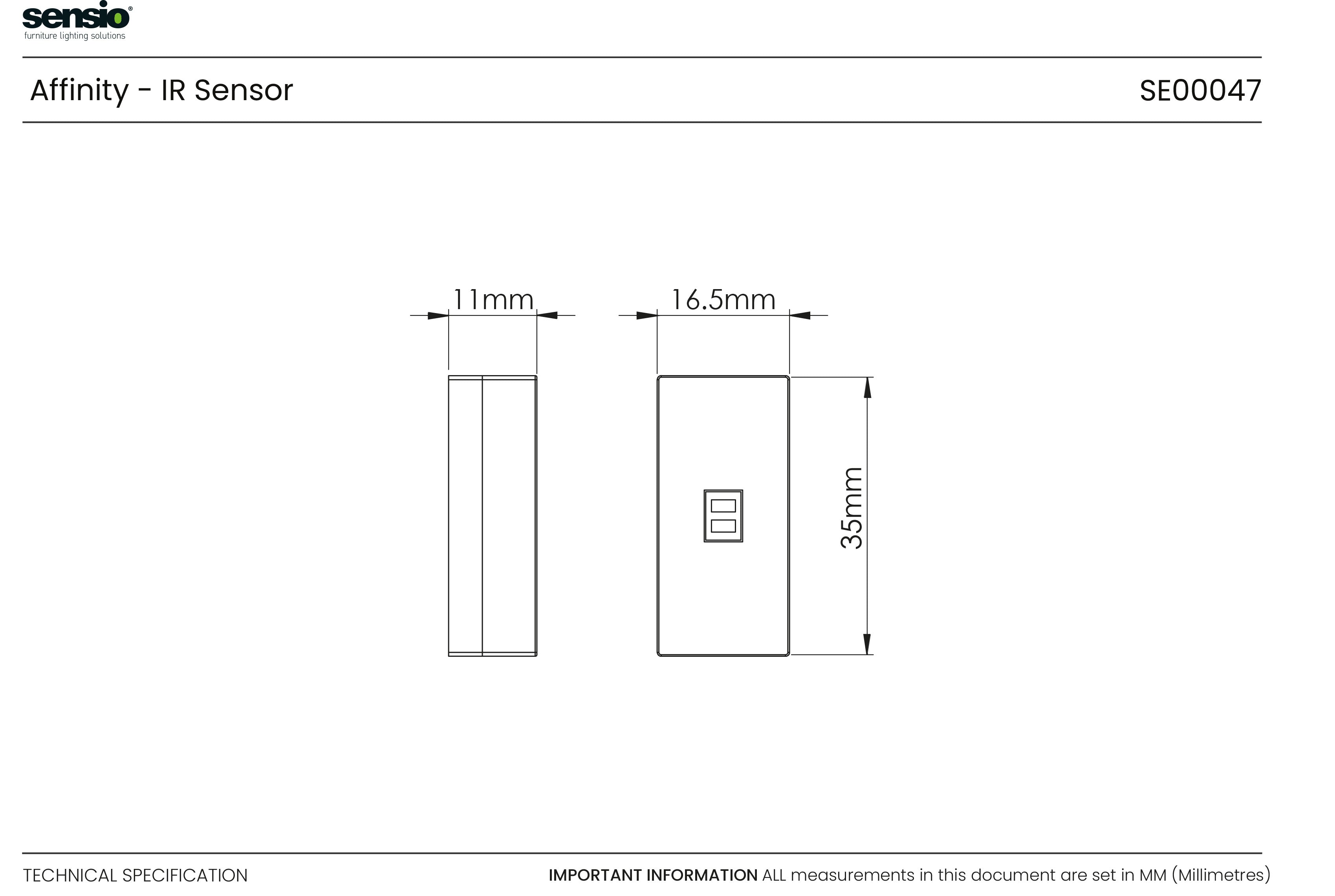 Affinity - Capteur IR
