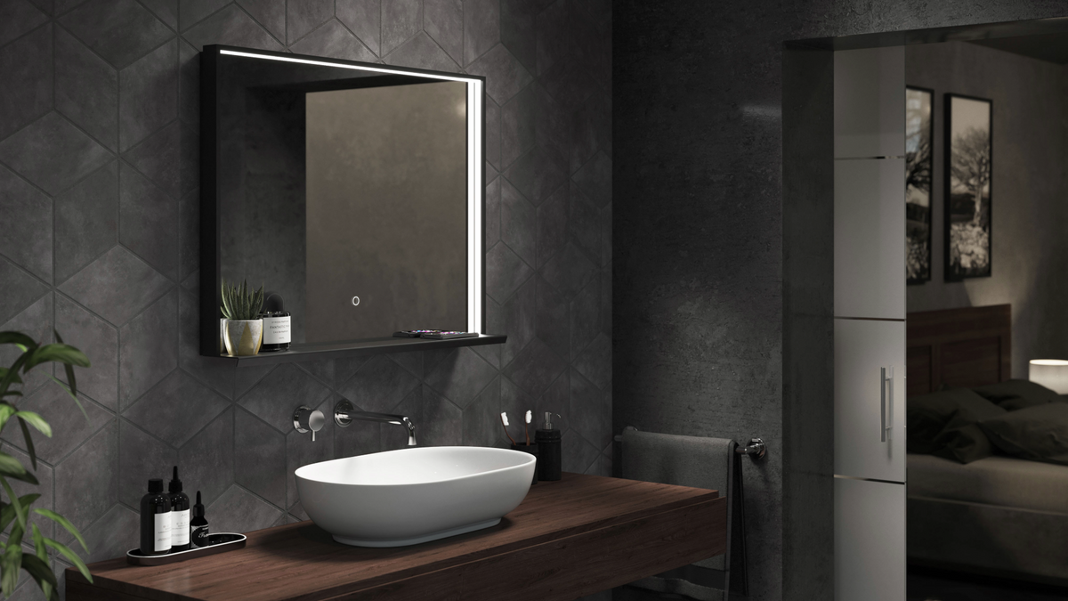 Black LED mirrors