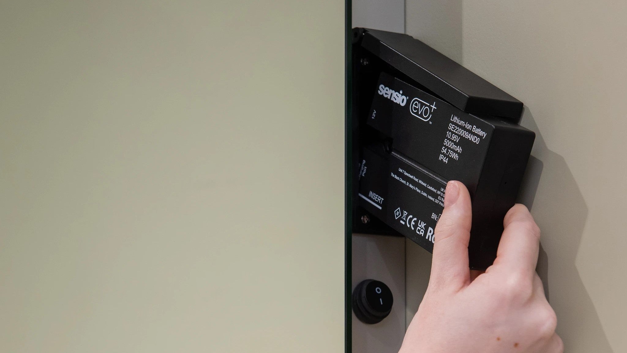 Lithium-Ion Battery Powered LED Mirrors