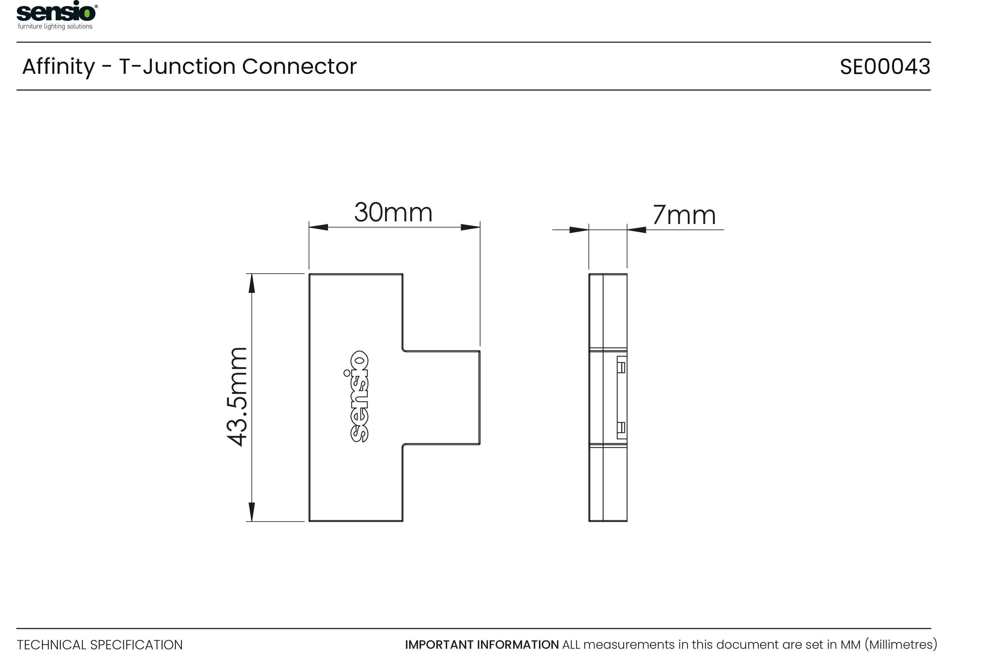 Affinity - T-Junction Connector