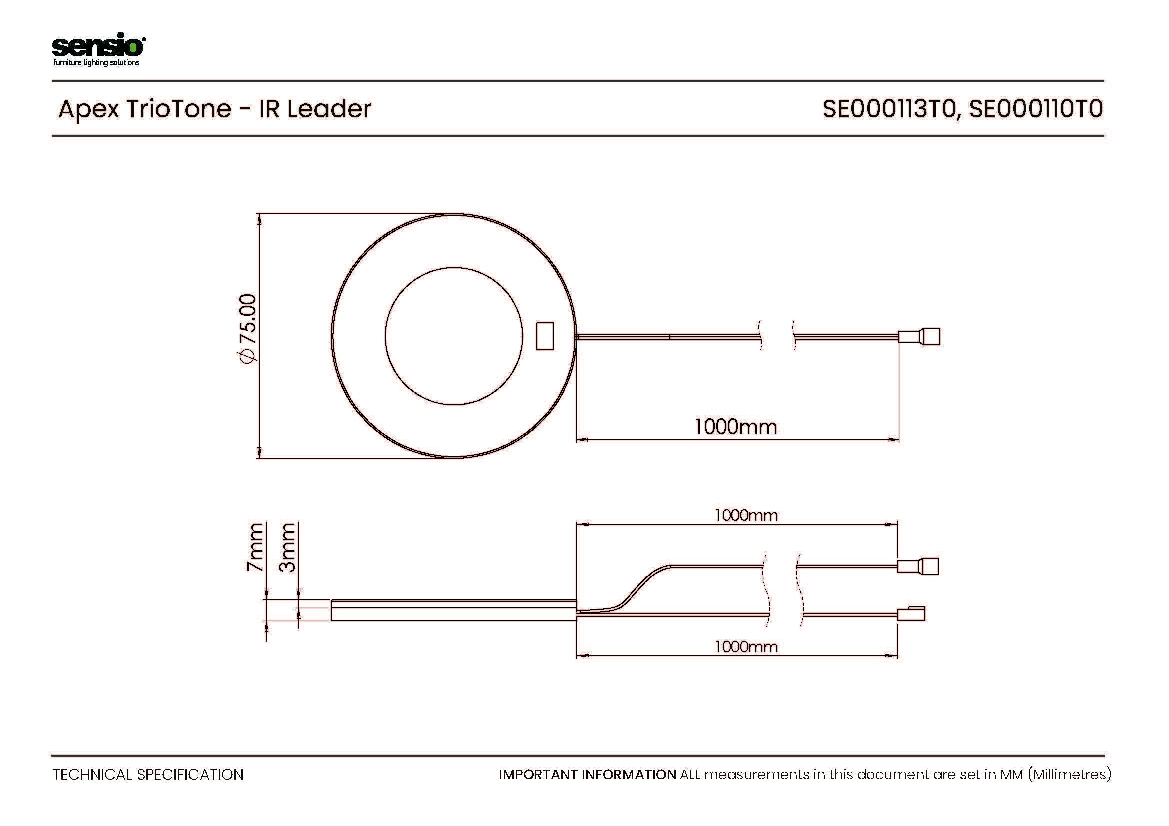 Apex TrioTone® - Bouton et suiveur