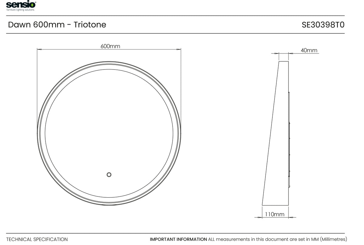 Technical drawing for Dawn