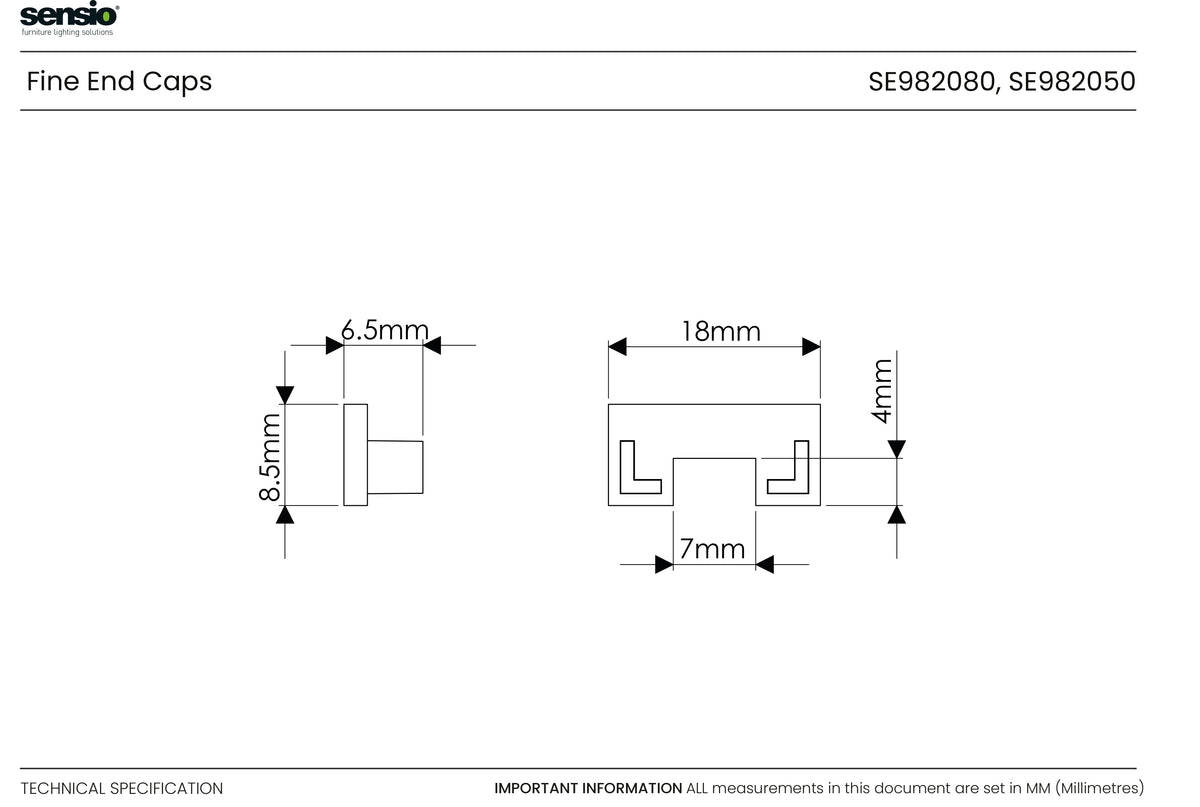 Technical drawing for Fino - Kit d'embout