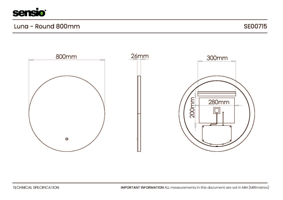 Technical drawing for Lune Ronde
