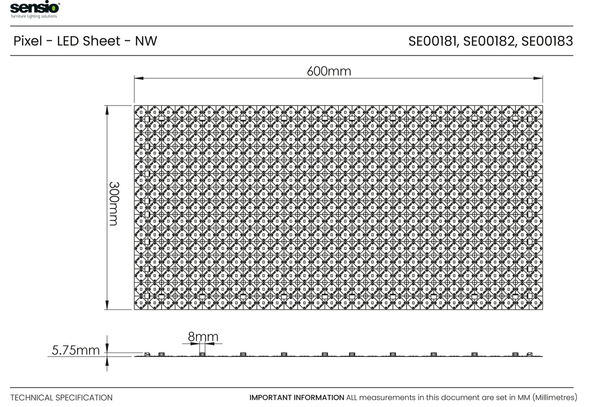 Technical drawing for Pixel™