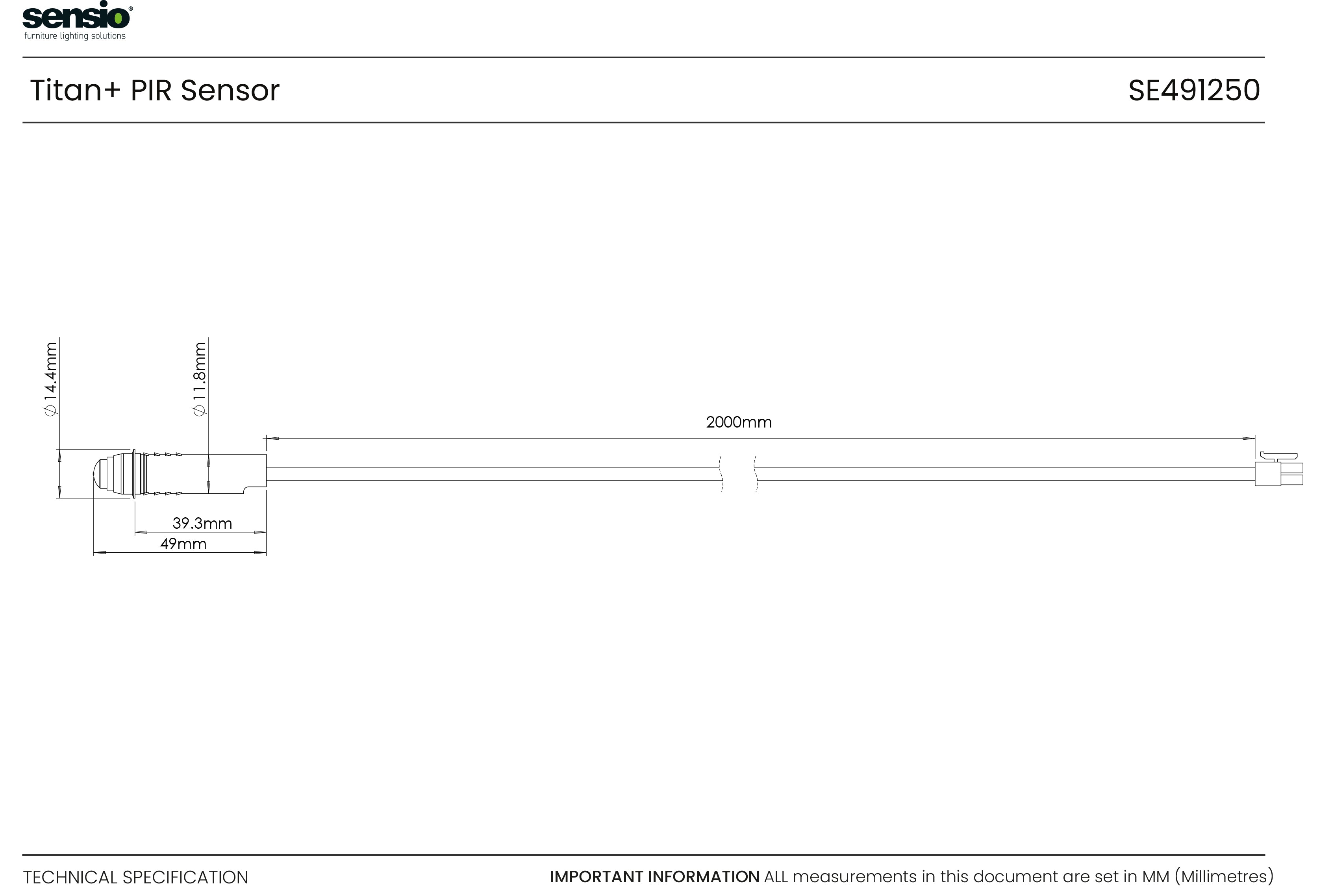Titan+ PIR Sensor