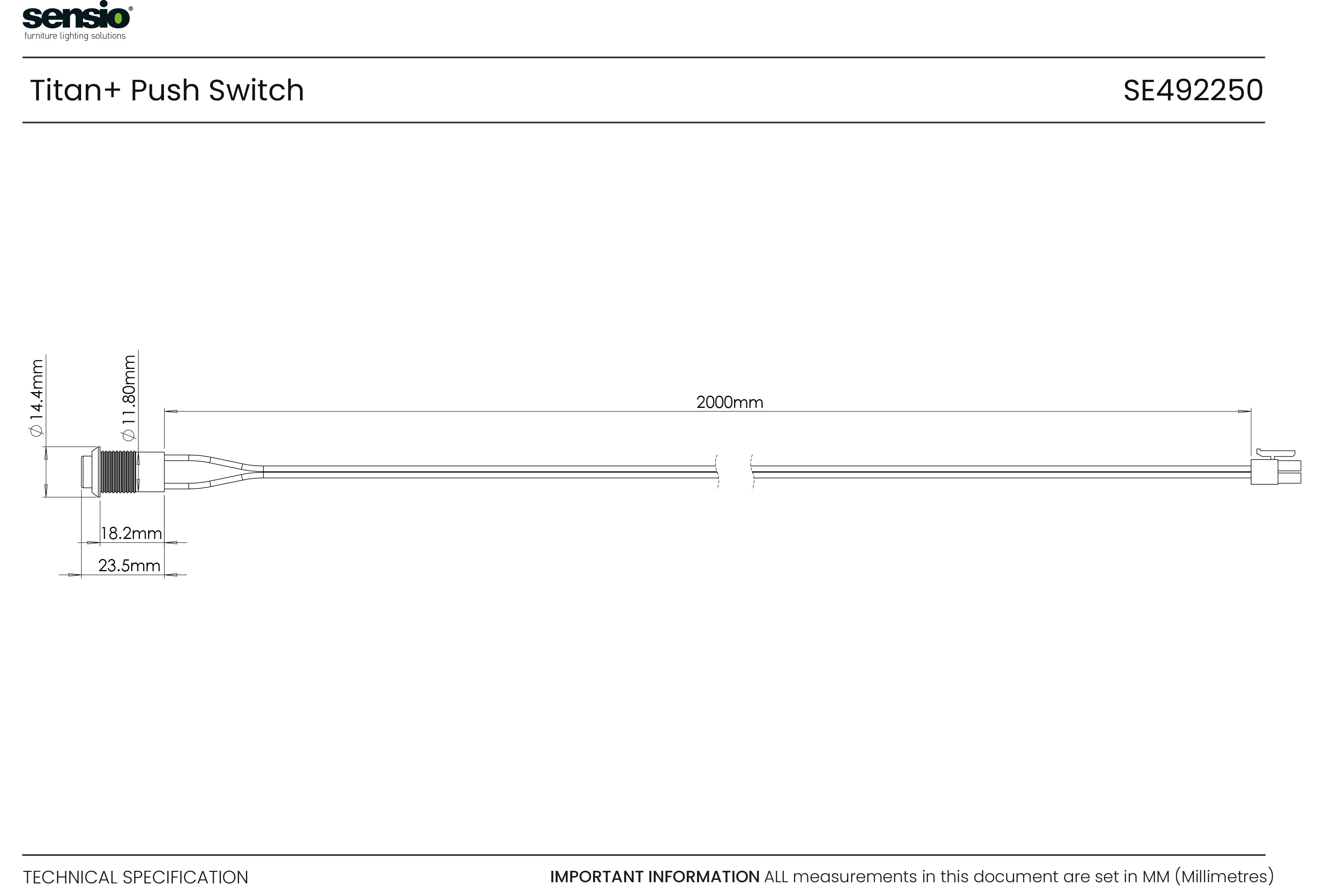 Titan+ Push Switch